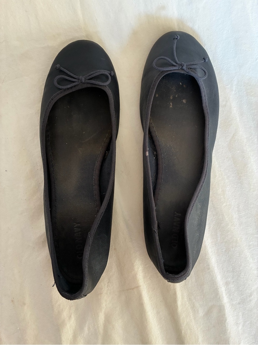 Old Navy Black Bow Ballet Flats